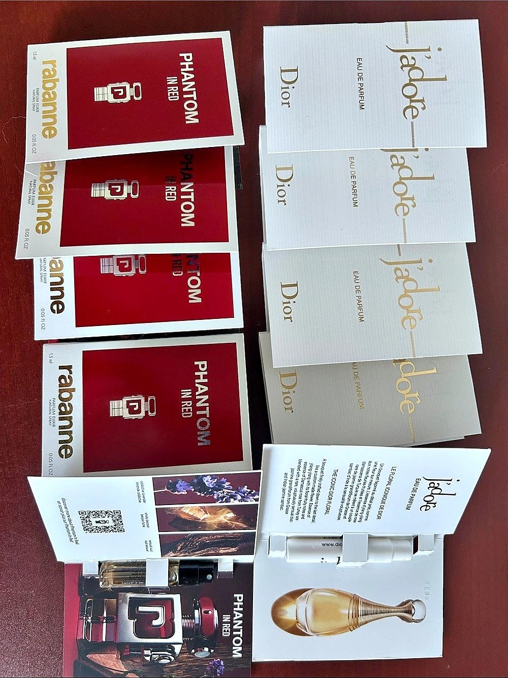 For @Dominique *Dior J'adore  and Phantom in Red Sample Set
